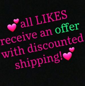 Like an item and I'll send you an offer!😊